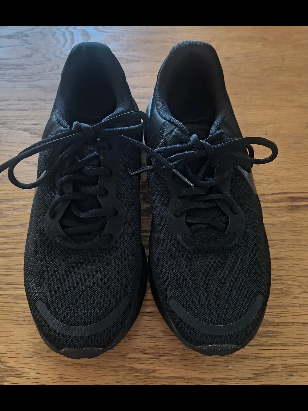 Nike Women's Revolutionary 7 All-Black Mesh Running Sneakers